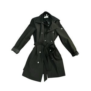 Calvin Klein black waterproof jacket trench coat size M